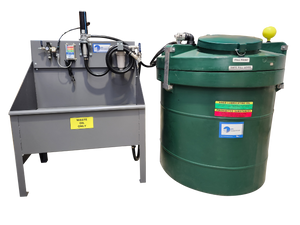 Waste Oil System with 1000L Plastic Tank, Basin and Pump Kit