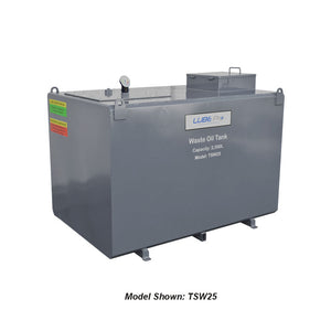 LUBE PRO Steel Self Bunded Waste Oil Tank, 2000L – A premium quality 2,000L double bunded tank which meets or exceeds NZ standards for waste oil storage, and is suitable for outdoor applications.