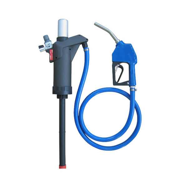LUBE PRO Pneumatic AdBlue Pump Kit - auto-shutoff nozzle. A pneumatic AdBlue transfer kit with an automatic shutoff nozzle to help prevent over filling.