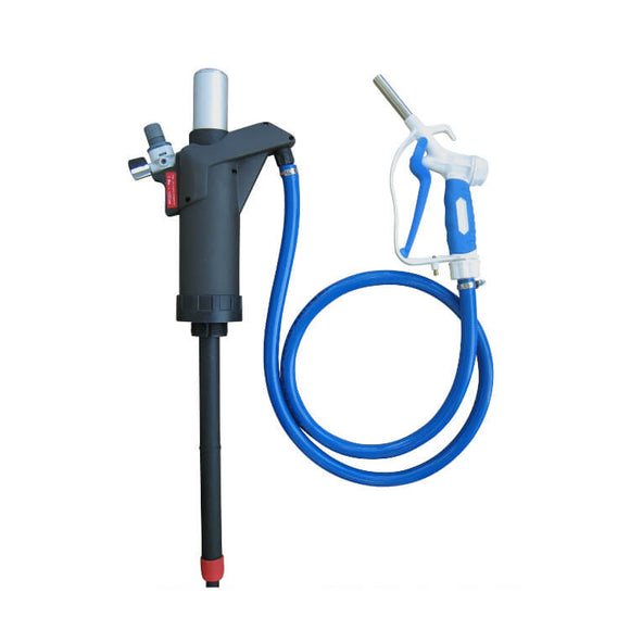 LUBE PRO Pneumatic AdBlue Pump Kit - manual nozzle. A pneumatic AdBlue transfer kit with a manual dispense nozzle.